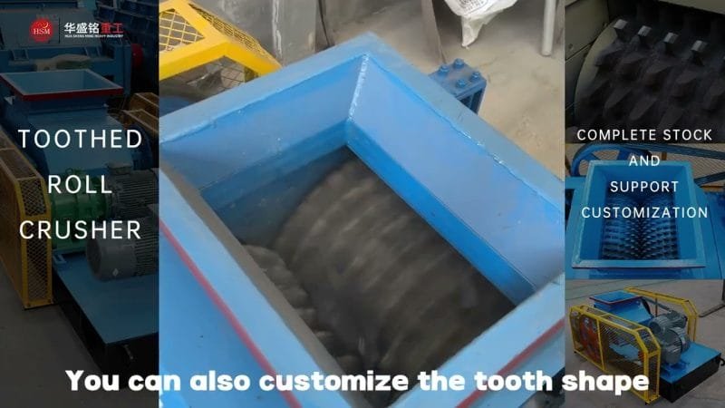 Double-Tooth Roll Crusher