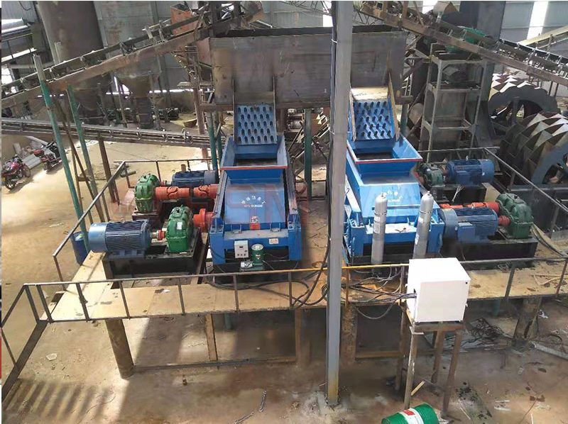 roll crusher sand making plant