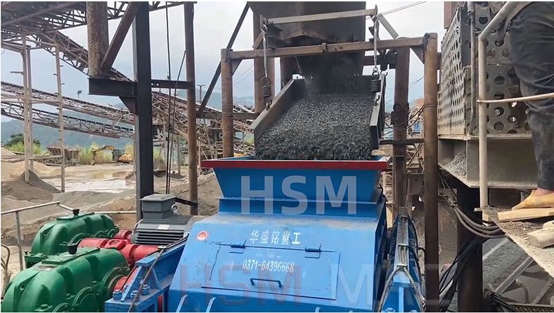 roll crusher sand making plant