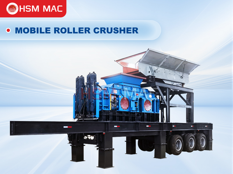 mobile roller sand making machine