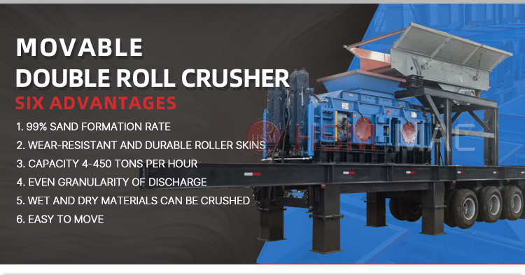 mobile roll crusher