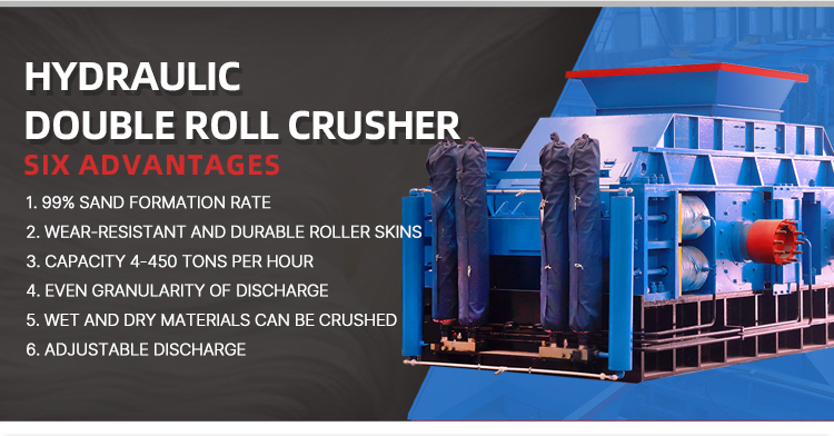 hydraulic roller crusher  advantage