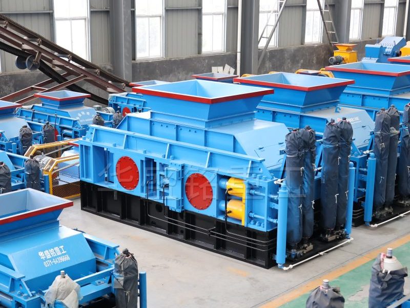 chippings double roller crusher