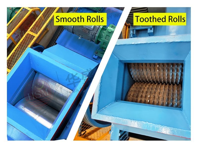 double roller crusher and double-tooth roller crusher